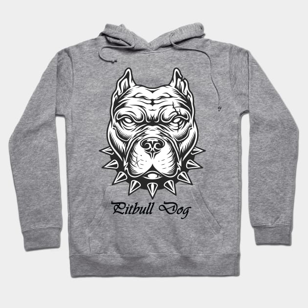 The pitbull face hoodie sales
